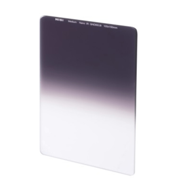 NiSi Medium Nano IR GND8 (0.9)  3 stops grijsverloopfilter 150x170mm