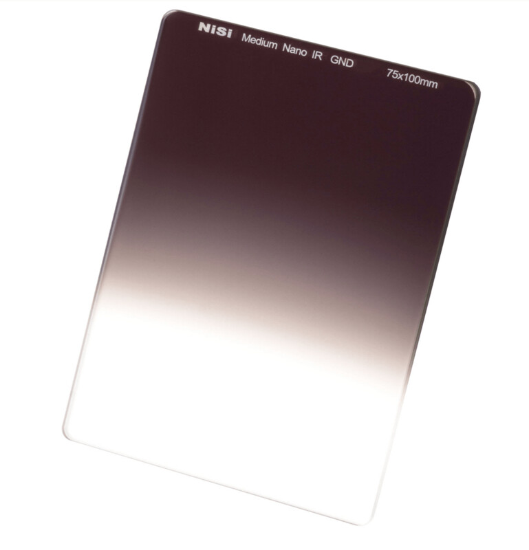 NiSi Medium Nano IR GND8 (0.9) 3 stops grijsverloopfilter 75x100 mm voor M75 systeem