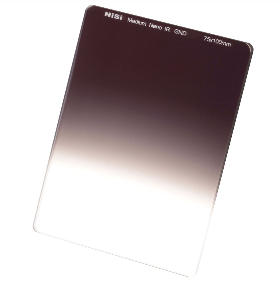 NiSi Medium Nano IR GND4 (0.6) 2 stops grijsverloopfilter 75x100 mm voor M75 systeem