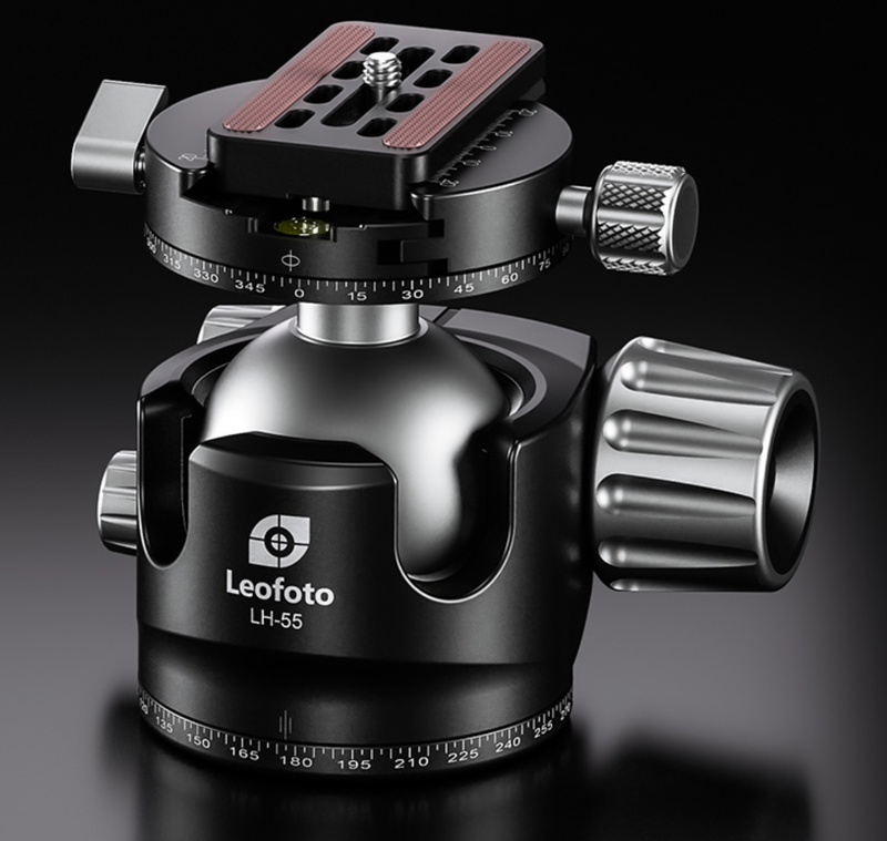 Leofoto LH-55R + RH-3 55mm