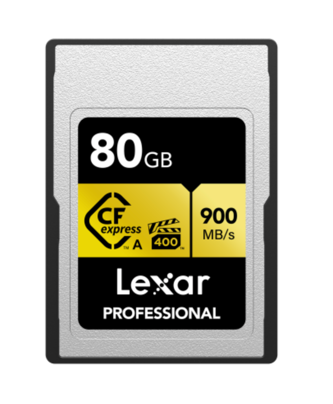 Lexar CFexpress PRO Type A Gold Series 80GB - R900/W800MB/s - VPG400