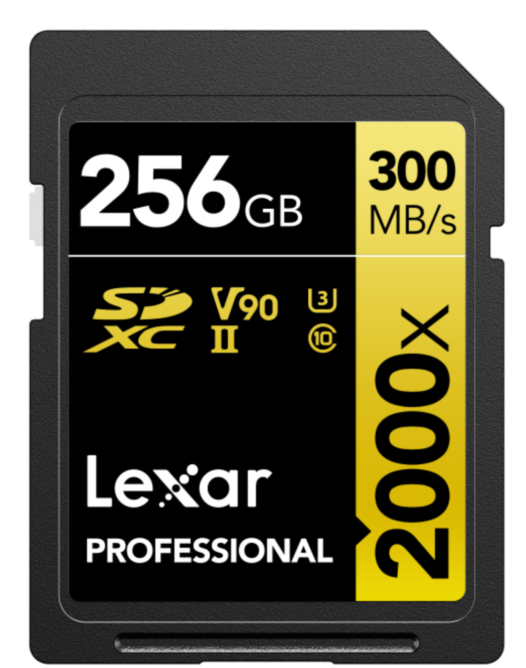 Lexar SD Pro Gold Series UHS-II 2000x V90 256GB