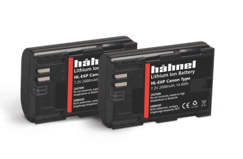 Hähnel HL-E6P Twin Pack Canon 2000 mAh