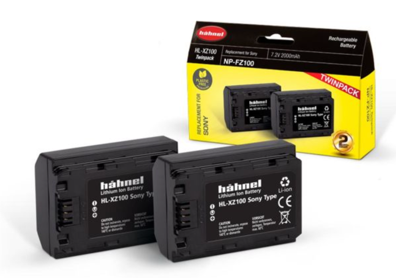 Hähnel HL-XZ100 Li-Ion accu Twin Pack