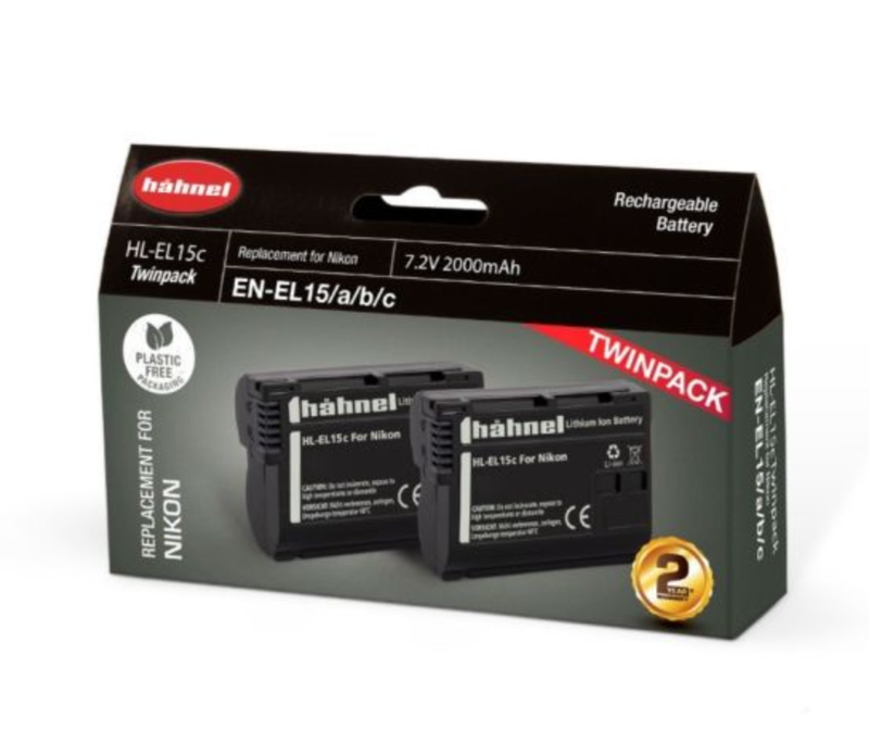 Hähnel HL-EL15c Nikon Type Twin Pack