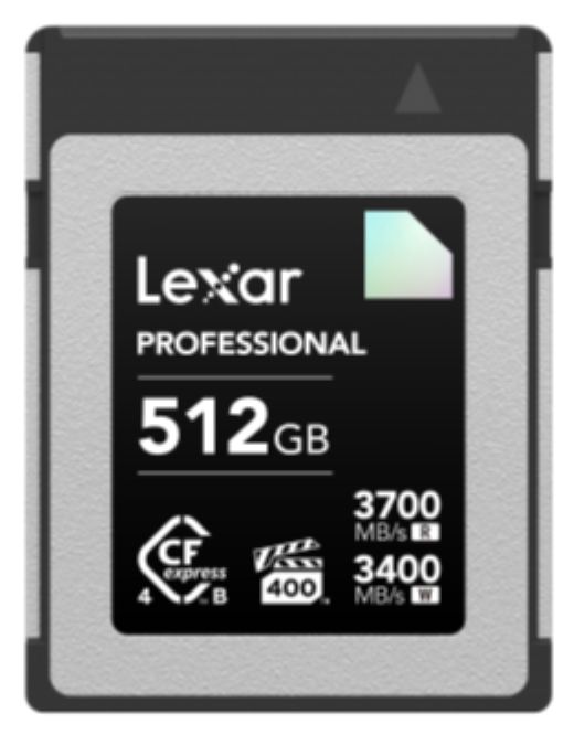 Lexar CFexpress PRO Type B DIAMOND 4.0 Series 512GB - R3700/W3400MB/s - VPG400