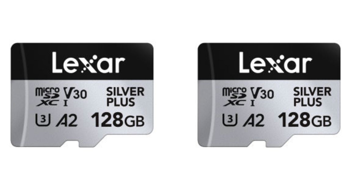 Lexar microSDXC Silver Plus UHS-1 128GB V30 R205/W150MB/s - 2PACK