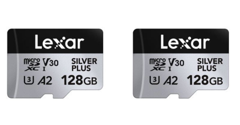 Lexar microSDXC Silver Plus UHS-1 128GB V30 R205/W150MB/s - 2PACK