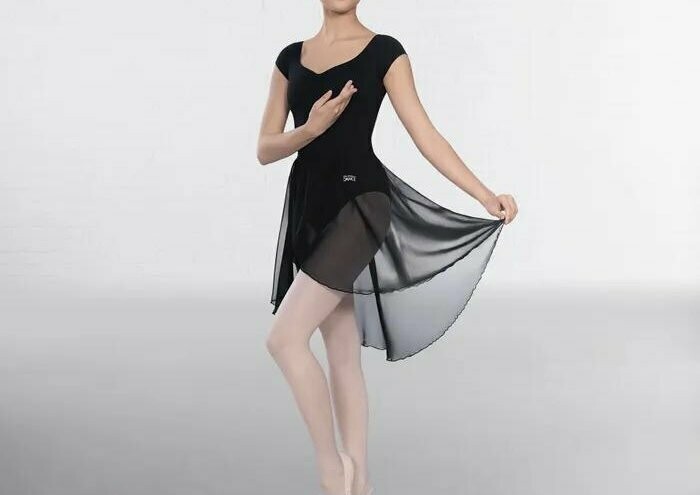 RAD Approved Semi Sheer Skirt with wrap-Over Detail