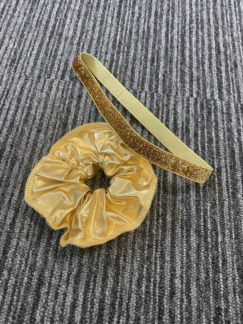 Gold Scrunchie and Belt