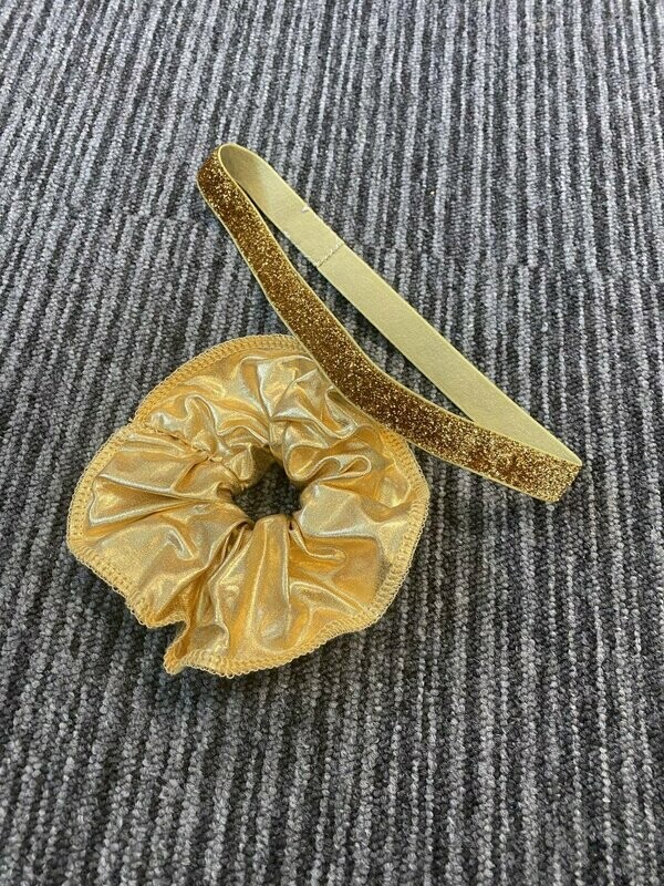 Gold Scrunchie and Belt