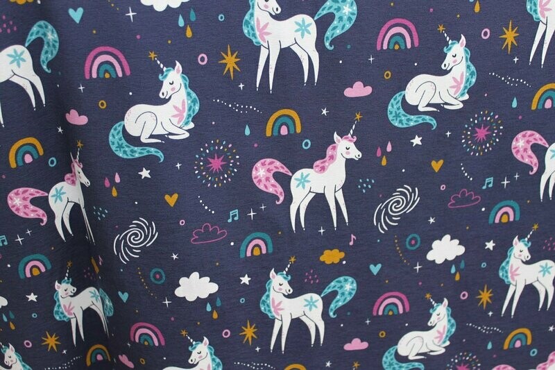 Jersey, gemustert Einhorn Jersey, gemustert Einhorn