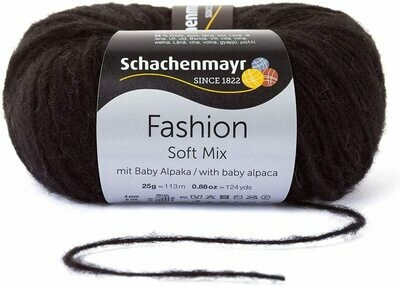 Schachenmayr, Fashhion Soft Mix schwarz