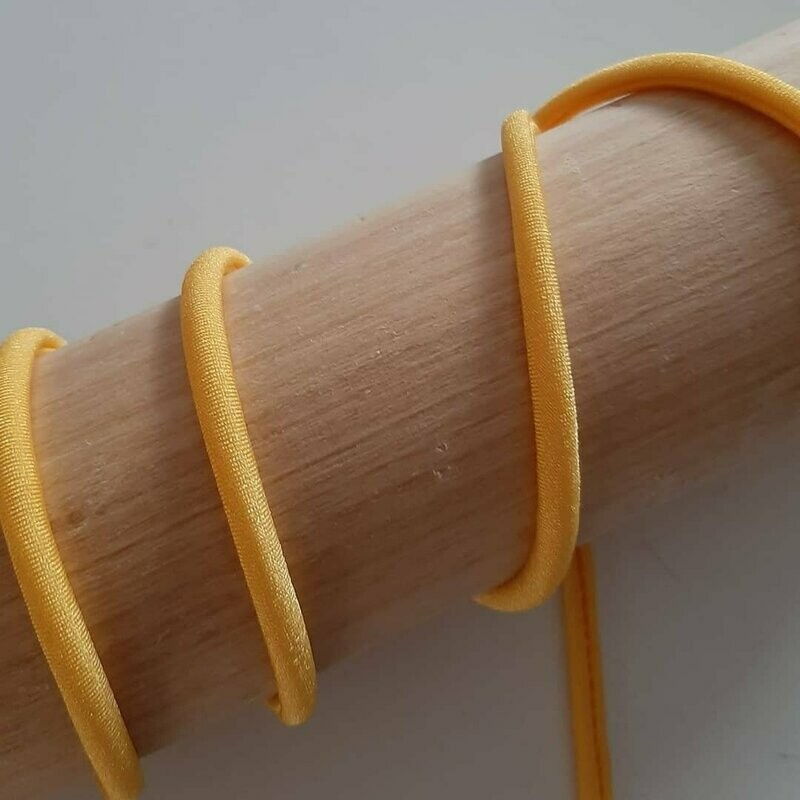 Kordel, elastisch gelb Kordel, elastisch gelb