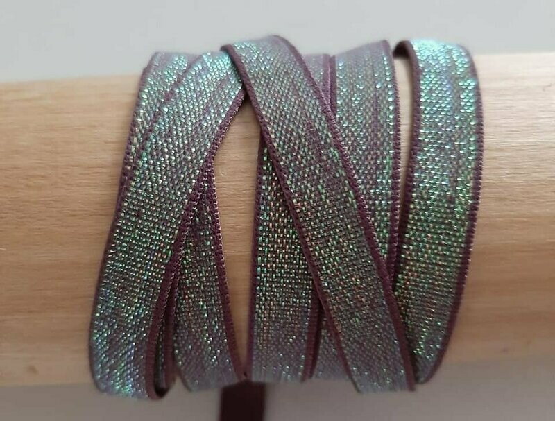 Band, elastisch, irisierend lila Band, elastisch, irisierend lila