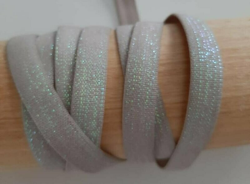 Band, elastisch, irisierend beige Band, elastisch, irisierend beige