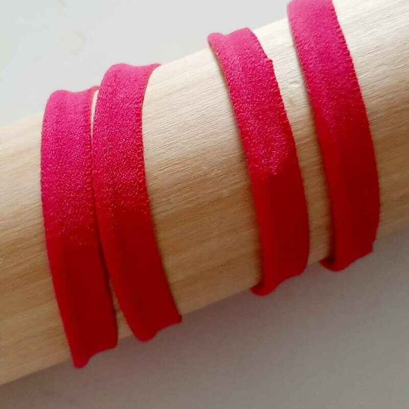 Paspelband, elastisch pink Paspelband, elastisch pink