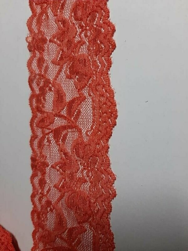 Spitze, elastisch orange Spitze, elastisch orange