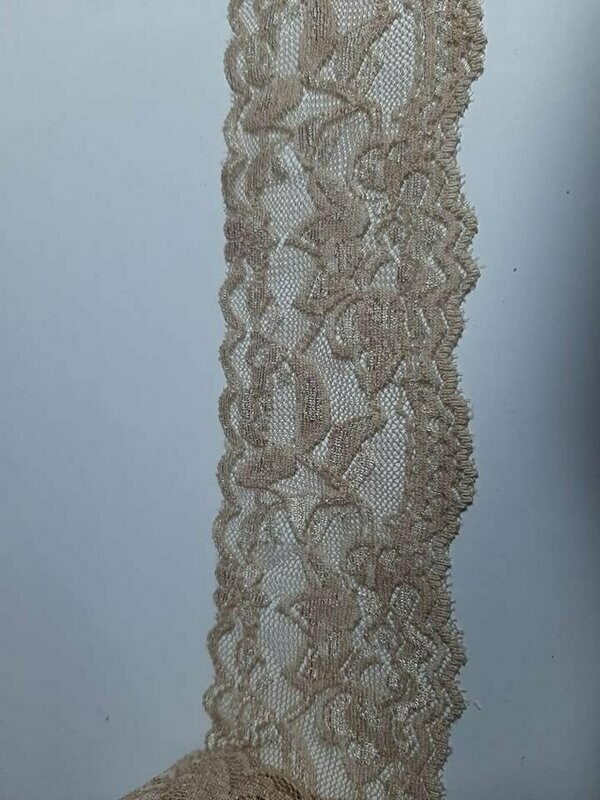 Spitze, elastisch beige Spitze, elastisch beige