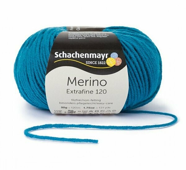 Merino 120 Farbe 169 petrol Merino 120 Farbe 169 petrol