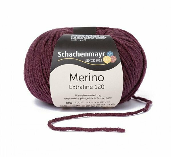Merino 120 Farbe 144 pflaume Merino 120 Farbe 144 pflaume