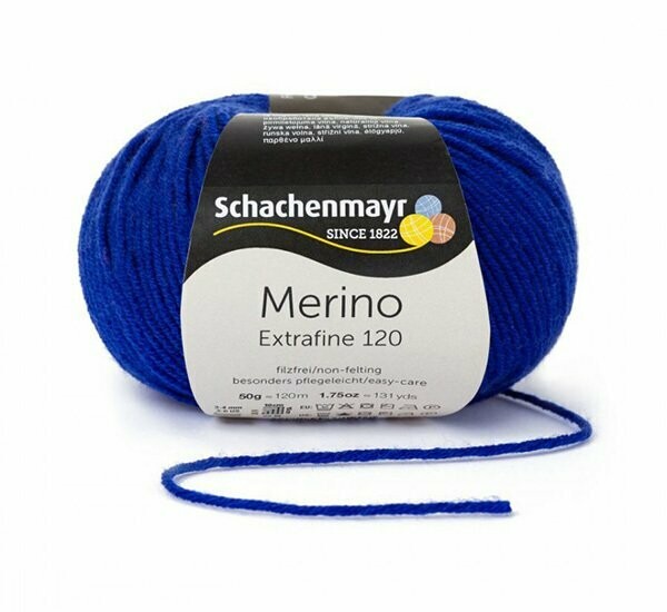 Merino 120 Farbe 153 blau Merino 120 Farbe 153 blau