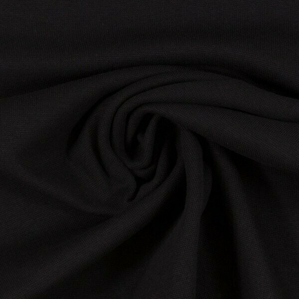 Jersey, uni schwarz Jersey, uni schwarz