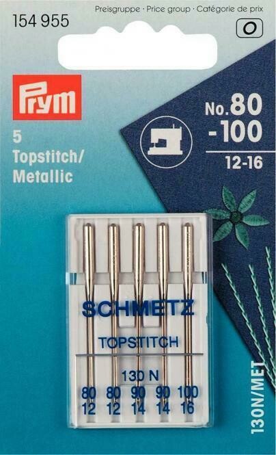 Nähmaschinennadeln, Topstitch, Metallic Nähmaschinennadeln, Topstitch, Metallic