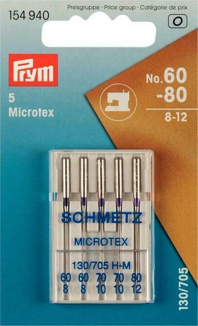 Nähmaschinennadeln, Mikrotex 60 - 80 Nähmaschinennadeln, Mikrotex 60 - 80