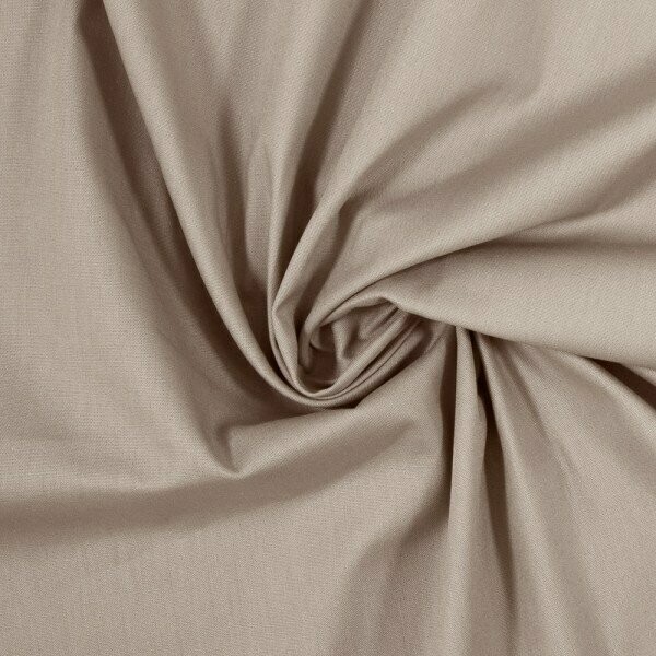 Baumwolle, Webware uni  beige