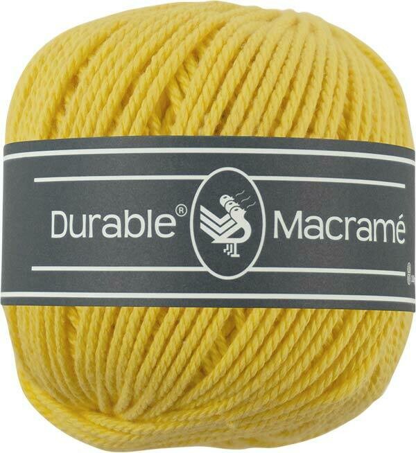 Durable Makramé gelb