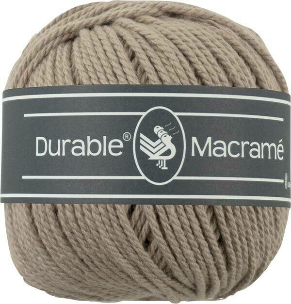 Durable Makramé dunkles taupe Durable Makramé dunkles taupe