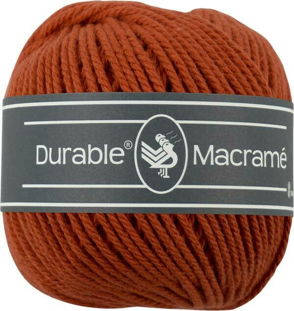 Durable Makramé dunkles zimt Durable Makramé dunkles zimt