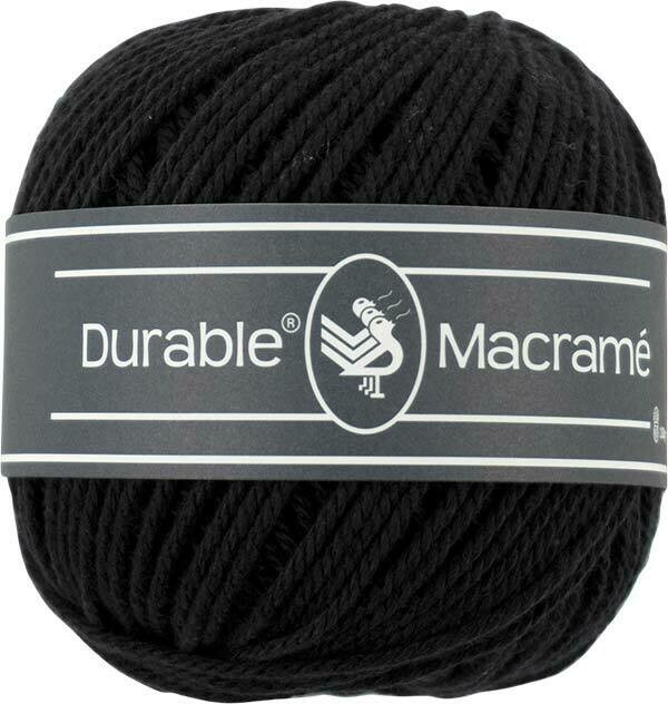 Durable Makramé dunkles schwarz Durable Makramé dunkles schwarz