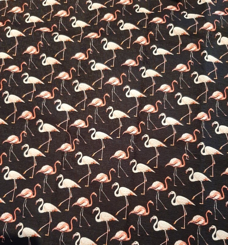 Canvas, Webware gemustert Flamingo Canvas, Webware gemustert Flamingo