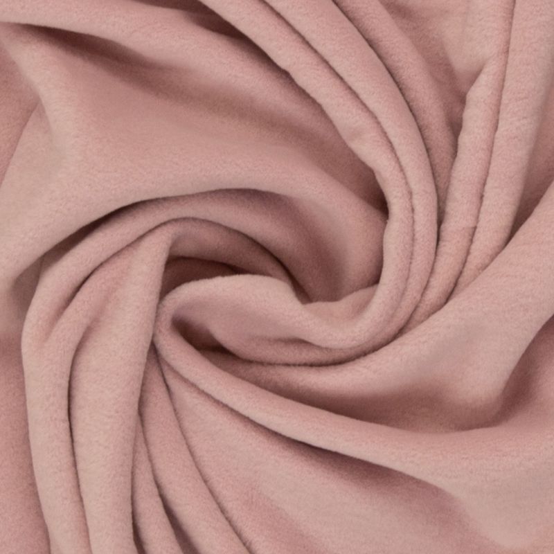 Fleece, Baumwolle, Carlos, altrosa Fleece, Baumwolle, Carlos, altrosa