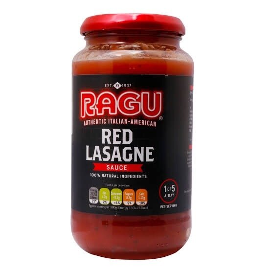 Lasagne red sayce