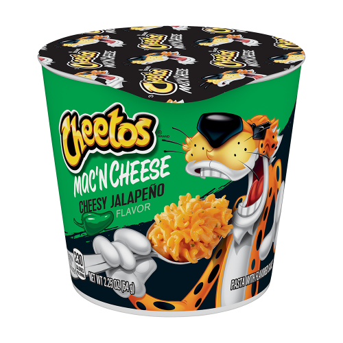 cheetos mac & cheese cheesy jalape�os cup