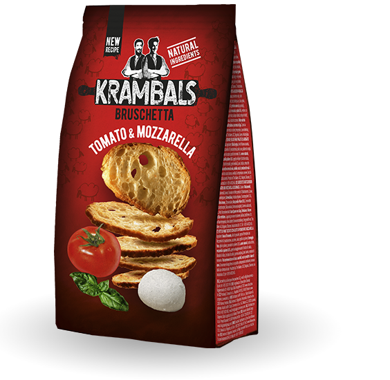 Krambals bruschetta tomato & mozzarella
