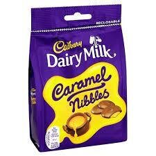 Cadbury Caramel Nibbles Bag 120g