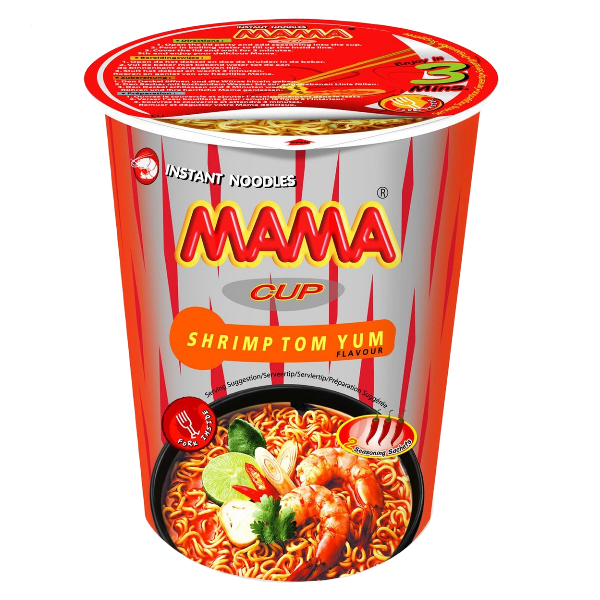 Mama Shrimp Tom Yum Oriental Style Cup Noodles 70g