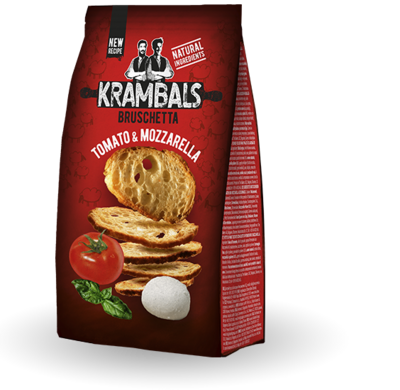 Krambals bruschetta tomato &amp; mozzarella