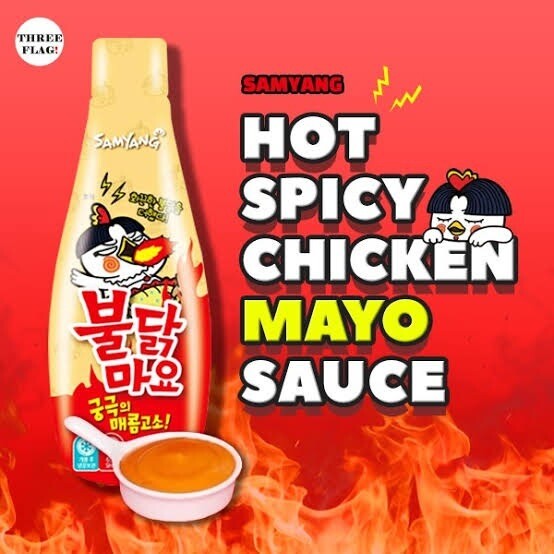 Samyang Buldak Hot Chicken Flavored Mayo (Imported, 250g) - Spicy Mayo Sauce