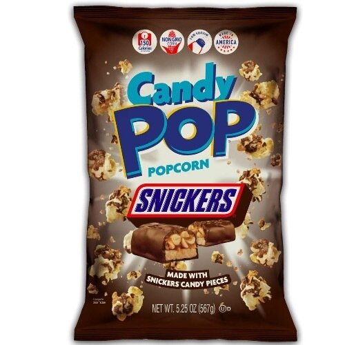 Candy Pop Popcorn - Snickers Flavoured 28g
