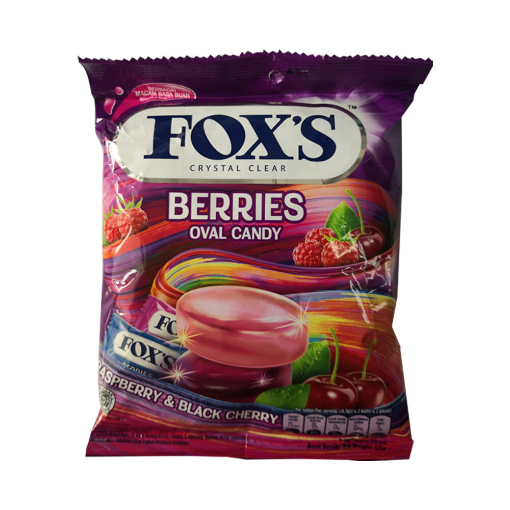Fox&#39;s Berries Oval Candy 125G