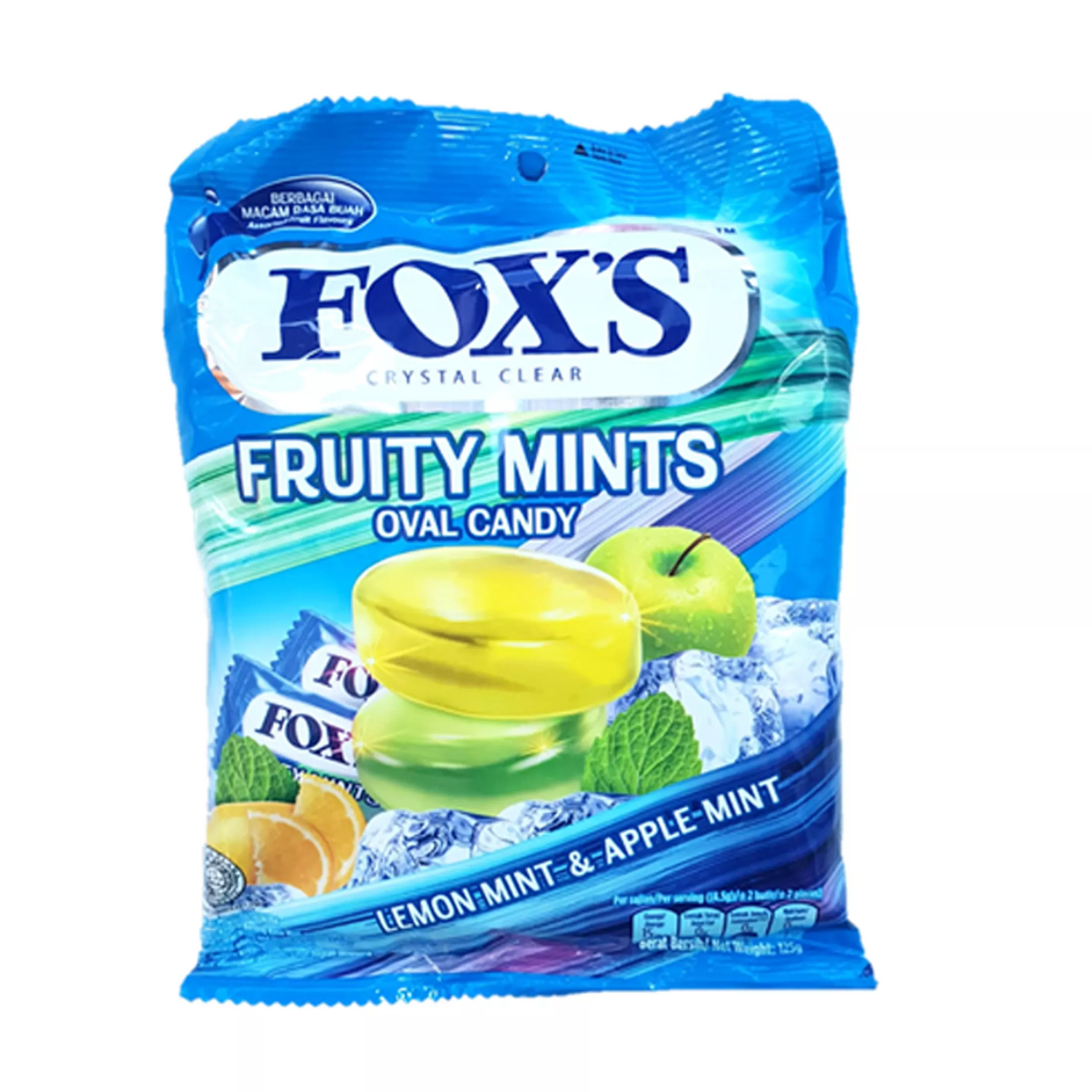 Fox's Fruity Mints Oval Candy 125G