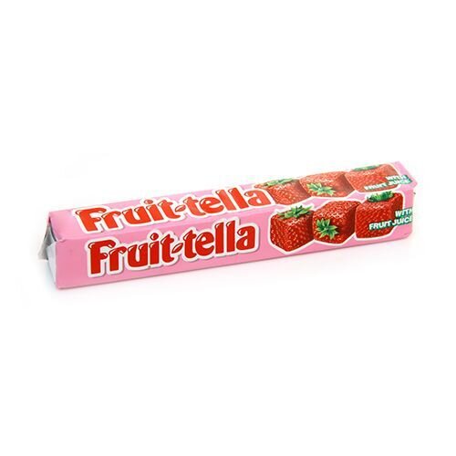 Fruit-Tella Strawberry Gelatine Free Candy 36G