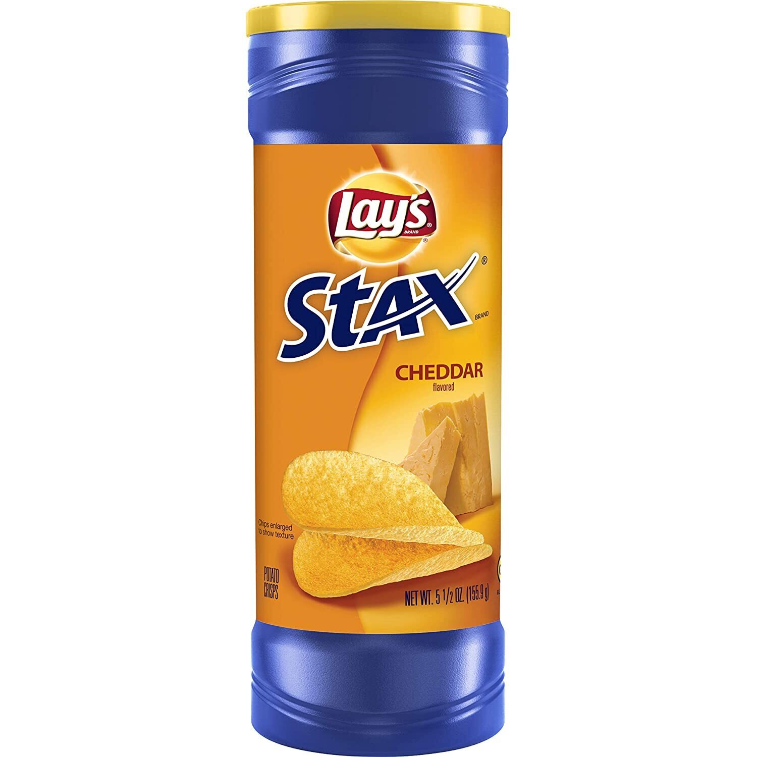 Lays Stax Cheddar Chips 155g
