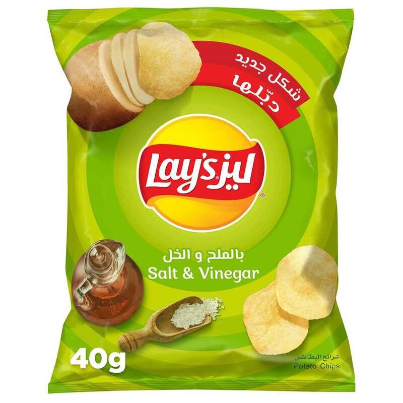 Lays Salt &amp; Vinegar Chips 200G