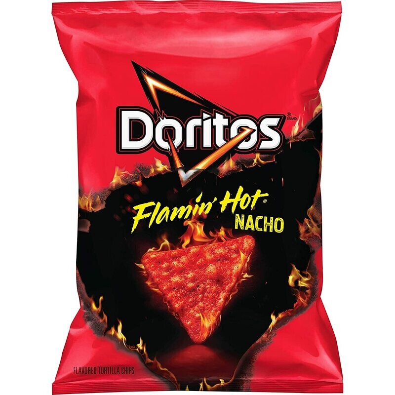 Doritos Flamin&#39; Hot Tortilla Chips (Imported) - Bold &amp; Spicy Flavor (311.8g)